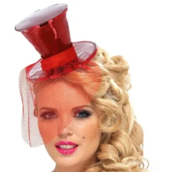 Punainen Glittersomisteinen Minihattu