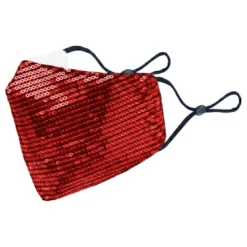 Punainen Paljettikasvomaski