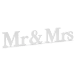 Puukirjaimet Mr & Mrs