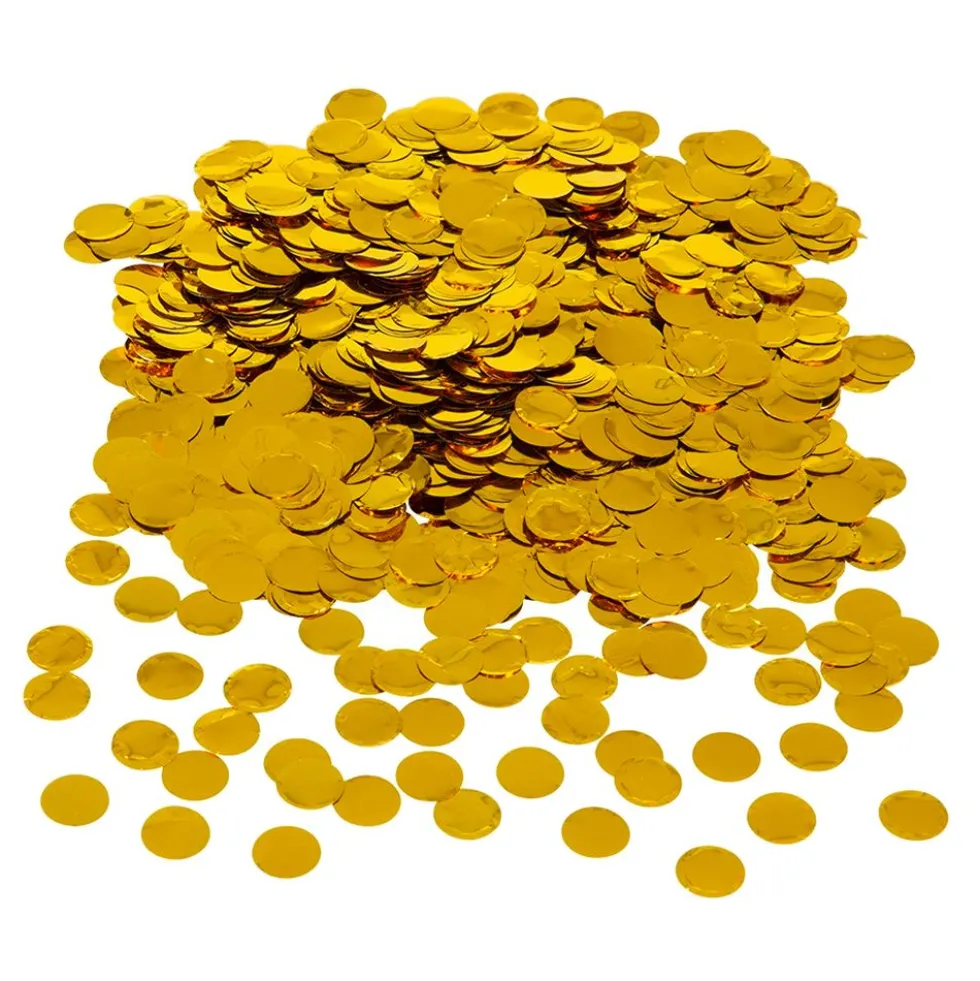 Pöytäkonfetti Pyöreä Kulta Metallic