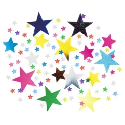 Pöytäkonfetti Starburst Metallic