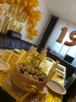 Pöytäliina Kulta Metallic