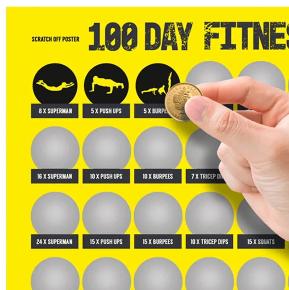 Raaputustaulu 100 Day Fitness Challenge
