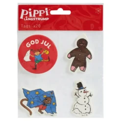 Ripustettavat Etiketit Joulu Peppi Pitkätossu