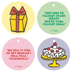 Ripustettavat Etiketit Peppi Pitkätossu