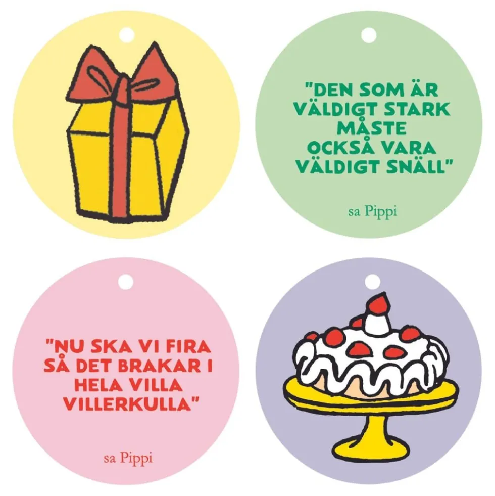 Ripustettavat Etiketit Peppi Pitkätossu