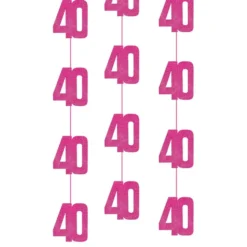 Ripustettavat Koristeet 40 Vaaleanpunainen