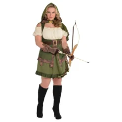 Robin Hood Mekko Plus-size Naamiaisasu