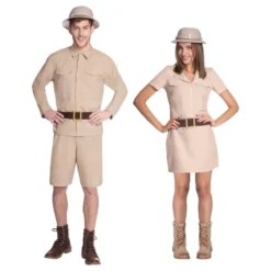 Safari Miesten Naamiaisasu
