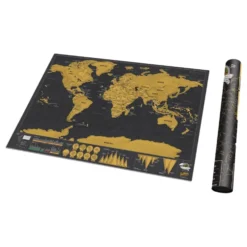 Scratch Map Deluxe Matkakartta
