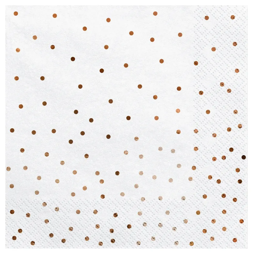 Servetit Dots Ruusukulta