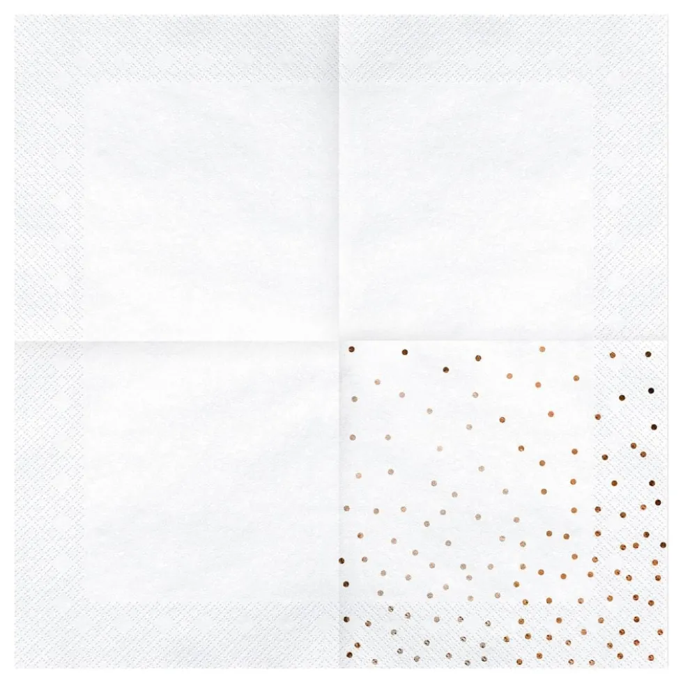 Servetit Dots Ruusukulta