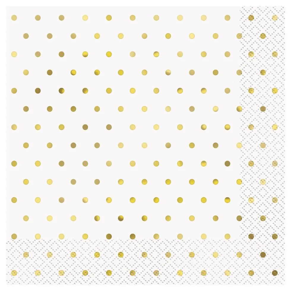 Servetit Kulta Polka Dot