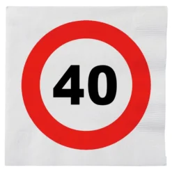 Servetit Liikennemerkki 40