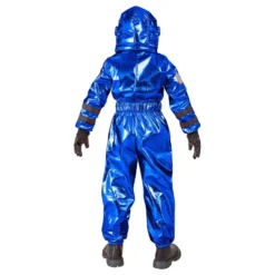Sininen Metallic Astronautti Lasten Naamiaisasu