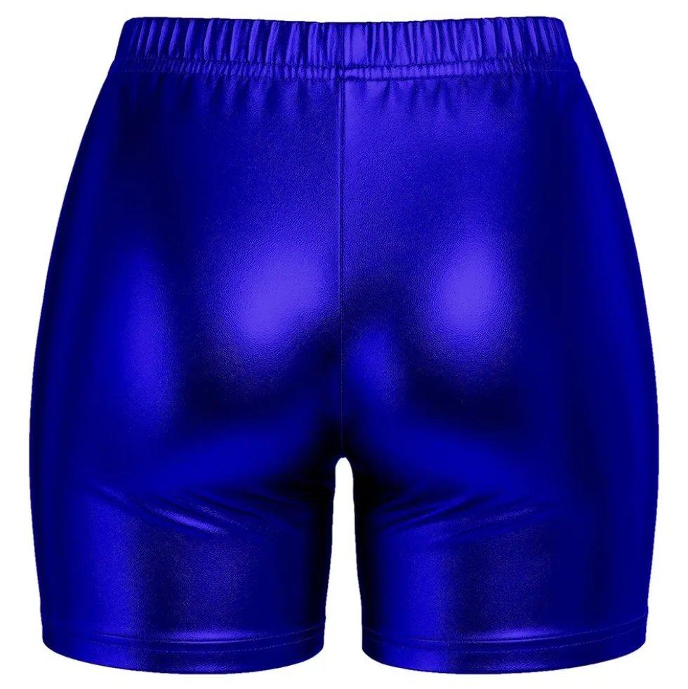 Siniset Metallic-hotpantsit