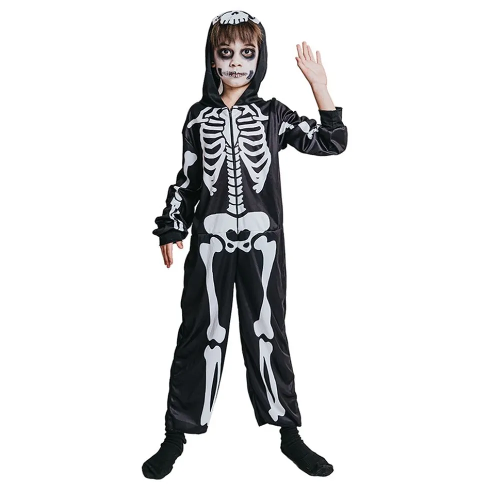 Skelettijumpsuit Lasten Naamiaisasu