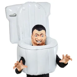 Skibidi Toilet Man Lasten Naamiaisasu