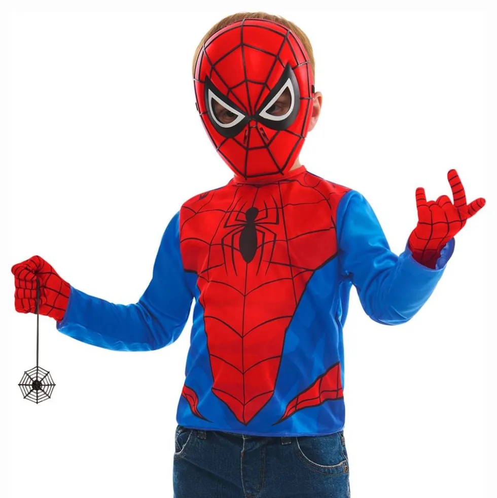 Spider-Man Naamiaisasusetti Lapsille Lahjapakkaus