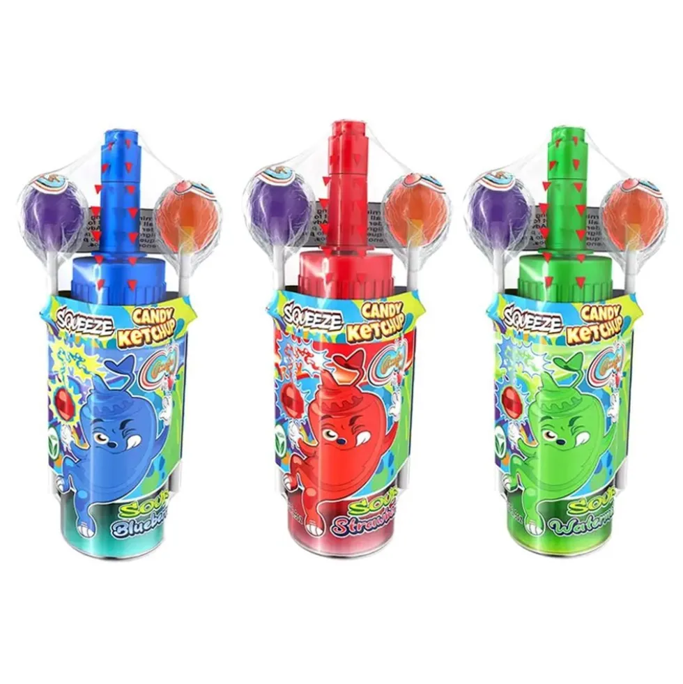 Squeeze Candy Ketchup tikkareilla
