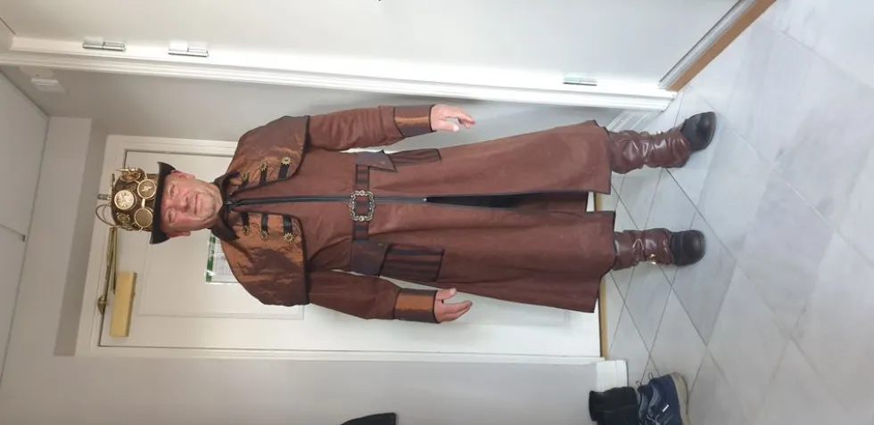 Steampunk Miesten Deluxe Naamiaisasu
