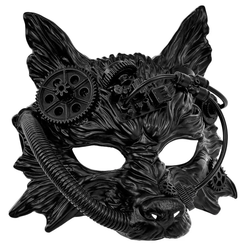 Steampunk-susi naamio