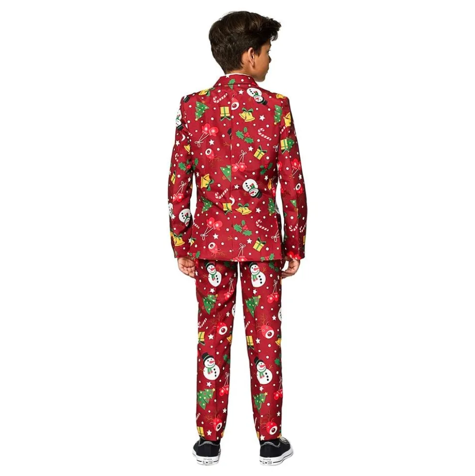 Suitmeister Boys Christmas Red Icons Light Up Puku