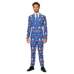 Suitmeister Christmas Blue Nordic Puku