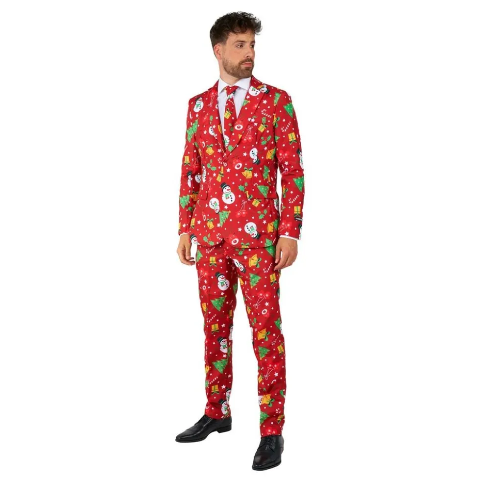 Suitmeister Christmas Red Icons Light Up Puku