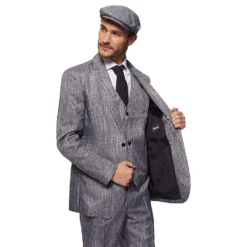 Suitmeister 20-luvun Gangsteri Harmaa Puku
