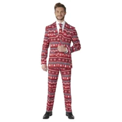 Suitmeister Nordic Pixel Punainen Puku
