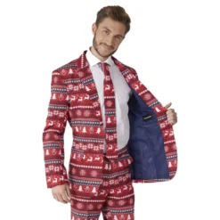 Suitmeister Nordic Pixel Punainen Puku