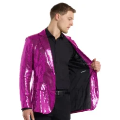 Suitmeister Paljettitakki Pinkki