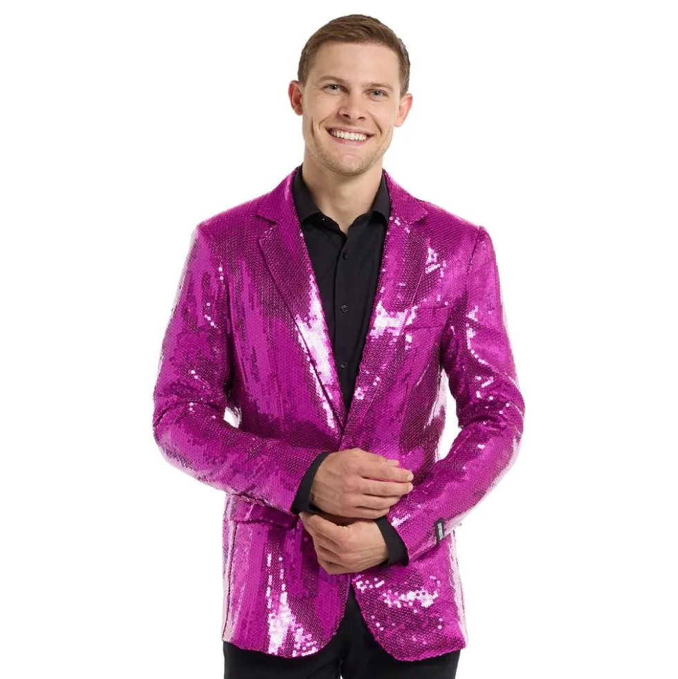 Suitmeister Paljettitakki Pinkki
