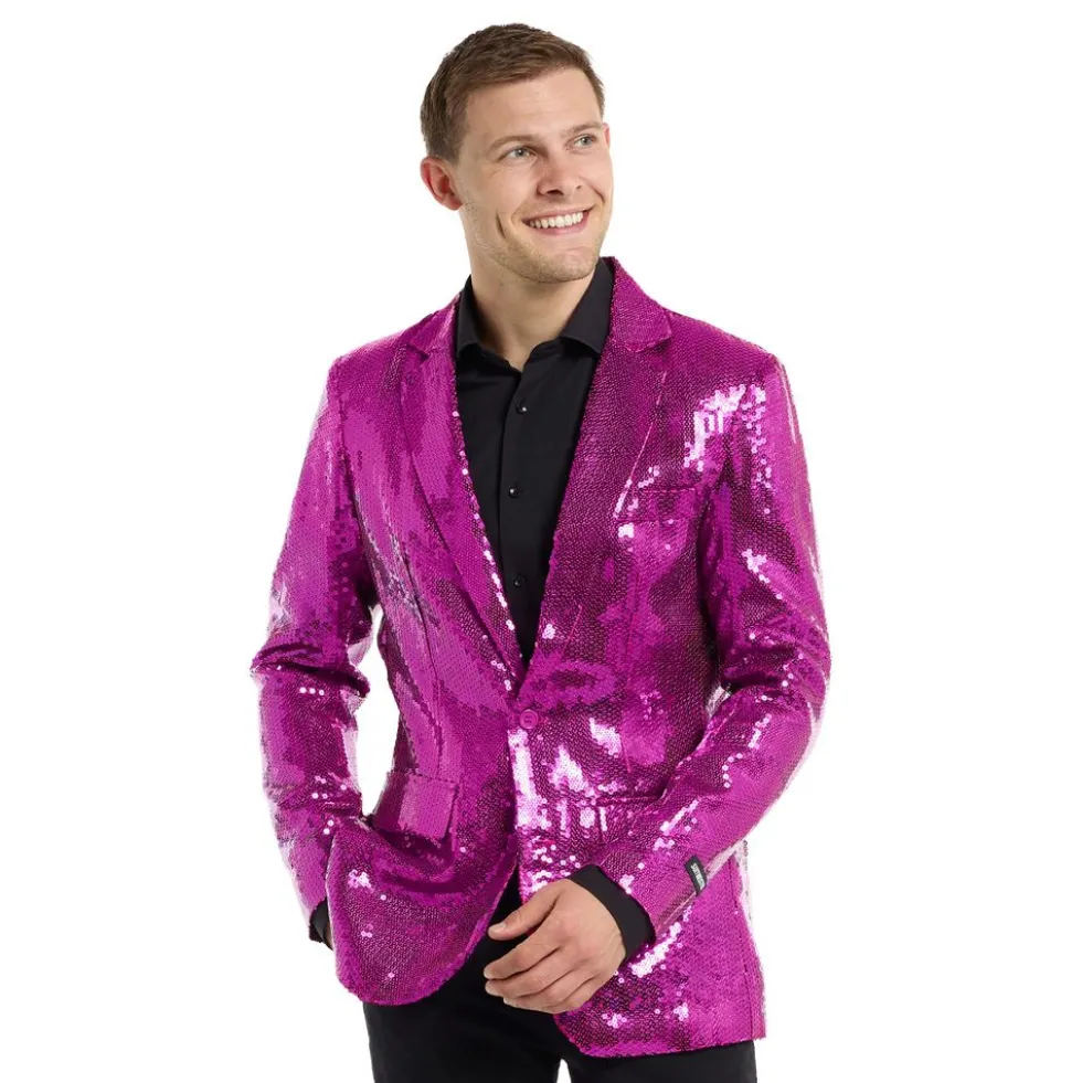 Suitmeister Paljettitakki Pinkki