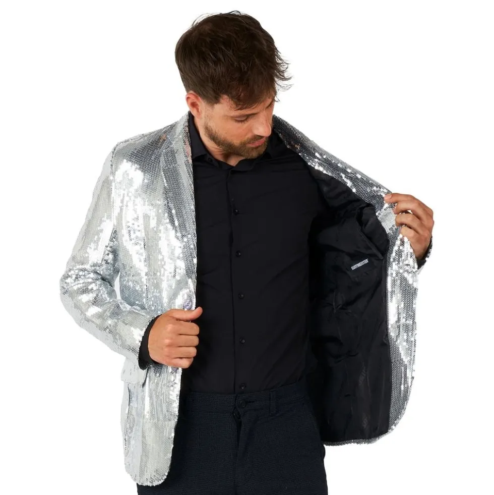 Suitmeister Paljettitakki Silver