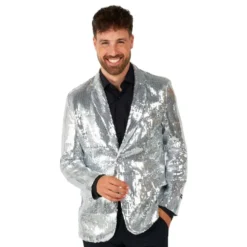 Suitmeister Paljettitakki Silver