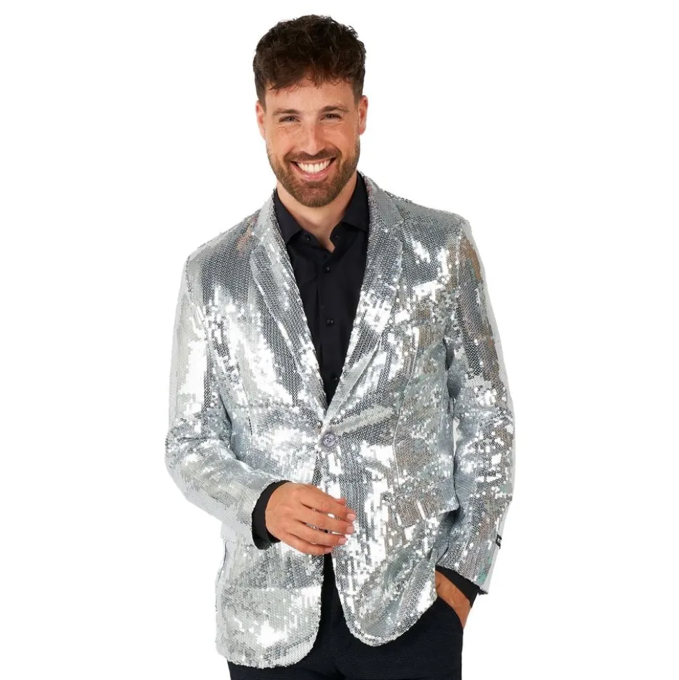 Suitmeister Paljettitakki Silver