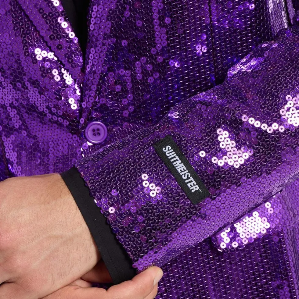 Suitmeister Paljettitakki Violetti