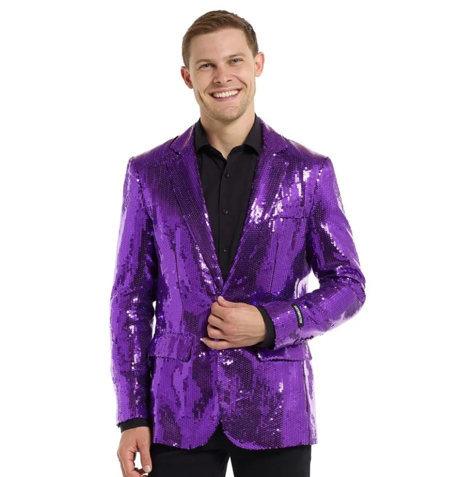 Suitmeister Paljettitakki Violetti
