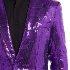 Suitmeister Paljettitakki Violetti