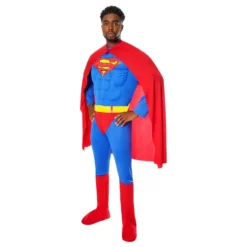 Superman Deluxe lihaksilla Naamiaisasu