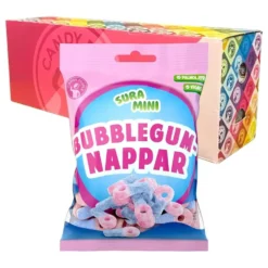 Sura Mini Bubblegumnappar Suurpakkaus