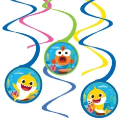 Swirls Baby Shark Roikkuvat Koristeet