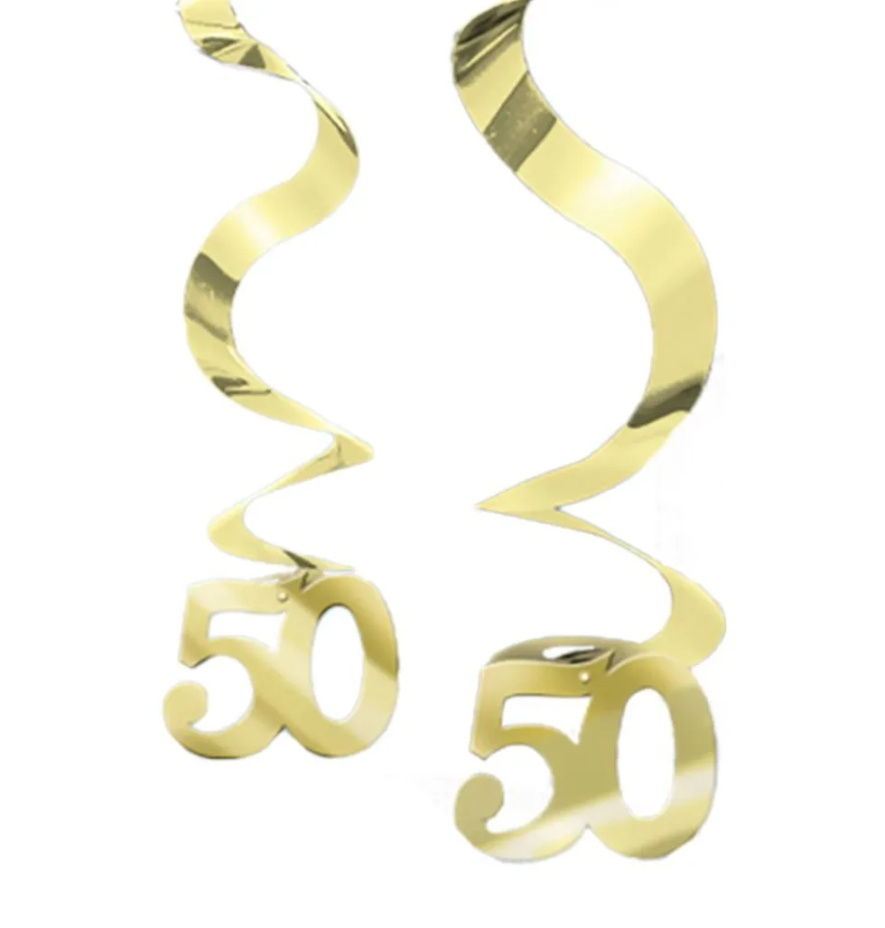 Swirls 50 Kultainen