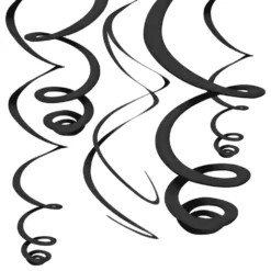 Swirls Musta Roikkuva Koriste