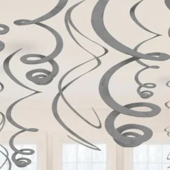 Swirls Silver Ripustuskoriste