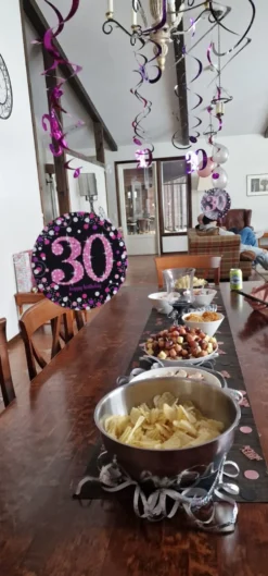 Swirls 30 Vaaleanpunainen Riippuva Koriste
