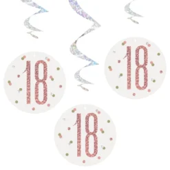 Swirls 18 Valkoinen/Ruusukulta