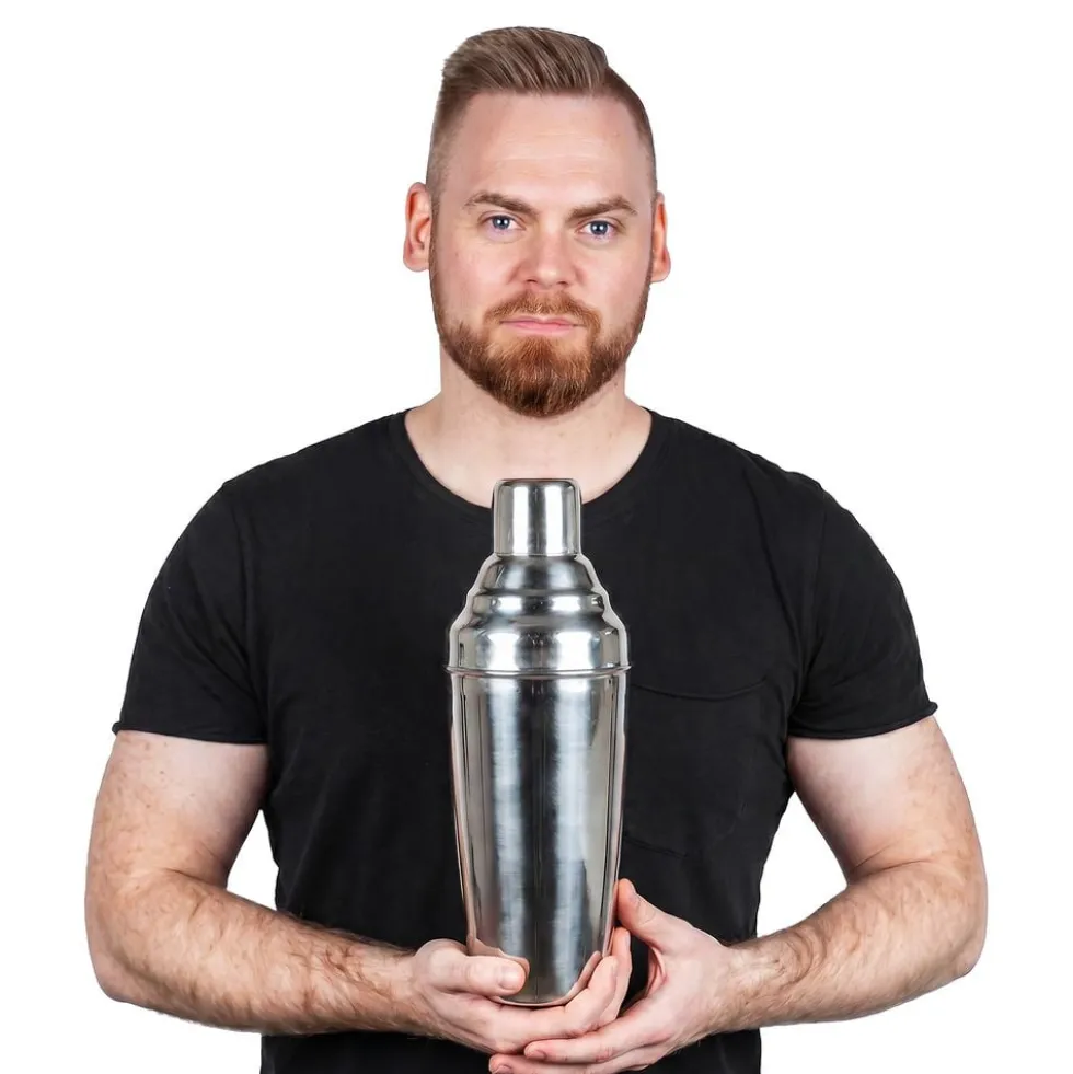 TB Cocktailshakeri Ruostumattomasta Teräksestä XL